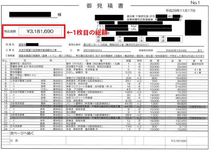 千葉県富里市 解体工事の見積書に項目漏れ 見落としがちな項目は 解体工事の情報館