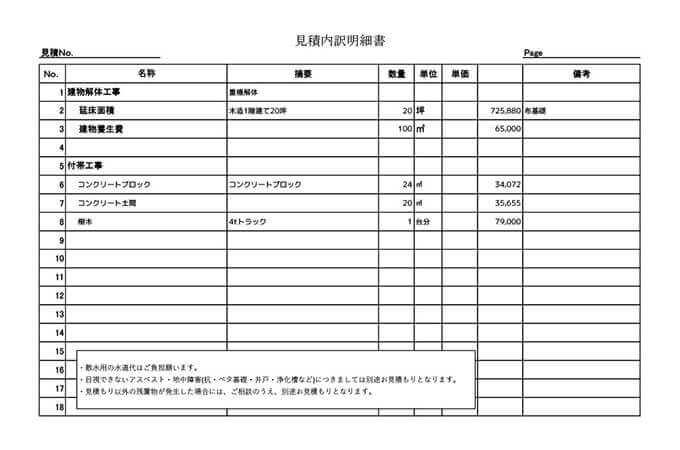 坪の家の解体費用を見積り例とセットで解説 解体工事の情報館